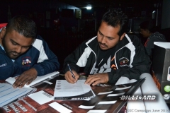BPL SSC KZN_Sylvester and Lenny signing during load shedding