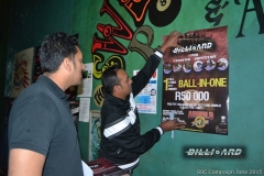 BPL SSC KZN_Yulan working hard putting up posters